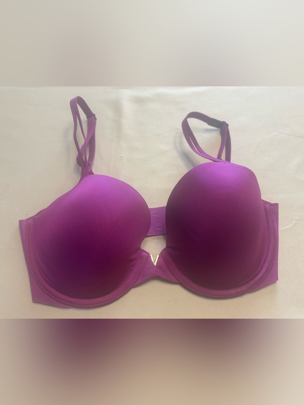 Victoria's Secret Purple Sz 32DD Sexy Illusions Lined Demi Bra NEW w/o tags
